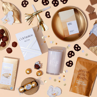 ECOYA Celebration Candle & Chocolate Gift Box